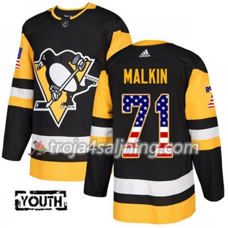 Pittsburgh Penguins tröja Evgeni Malkin 71 Adidas 2017-2018 Svart USA Flag Fashion Authentic - NHL Tröjor Barn Pittsburgh Penguins tröja Evgeni Malkin 71 Adidas 2017-2018 Svart USA Flag Fashion Authentic - NHL Tröjor Barn